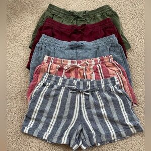 Old Navy women’s tie shorts lot, size Medium